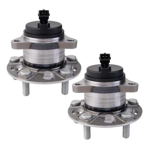 Rear Wheel Bearing And Hub Assembly Set Dual Rear Hubs For 2019 2020 Hyundai Elantra GT N Line, 2019 2021 Veloster, 2020 2021 Kia Forte GT