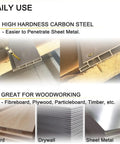 DIY Ready Wood Screws Kit 270 Pc Set With Anchors 8 Sizes Flat Head Phillips Drywall Screws Zinc Plated Yellow High Hardness Carbon Steel Handy Home Improvement Must Have For Any Project, carbon steel screw used in sheet metal and wood