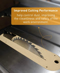 Zero Clearance Table Saw Insert Set For Delta 36 725 36 5152 36 5000 36 5000T2 Throat Plate Kit installed on saw