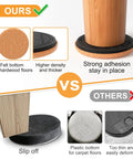 Heavy Duty Felt Furniture Sliders For Hardwood Floors And tile Pads Protecting Your Home From Scratches While Moving Sofas Dressers And Heavy Appliances With Ease In This Eight Pack Set comparison of felt and plastic sliders