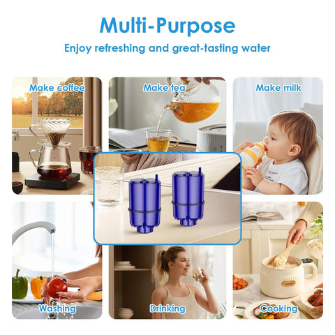 Faucet Water Filter Replacement For PUR 3 Pack NSF Certified Filtration Compatible With PUR RF9999 multi-purpose use image