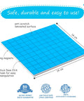 Magnetic Base Ten Blocks For Math, Jumbo 131 Piece Set with place value blocks showing size and durable laminated surface.