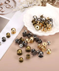 Killer 36 Pack Mini Drawer Pulls And Small Silver Cabinet Knobs With Sturdy Screws For Vintage Furniture Makeover Jewelry Drawers And Diy Builds That Serve That Sleek City Vibe with assorted gold and silver knobs.