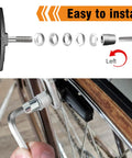 Four Pairs 70mm Brake Pads For Road And Mountain Bikes With V Brake Blocks Left And Right Sides Includes Hex Nut And Shims