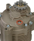 Full Throttle 72V 1000W Brushless DC Motor With Gearbox And Sine Wave Speed Controller Kit showing metal housing and gear.