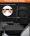 Subaru Outback Center Console Cover 2020-2026 Custom Fit Armrest Pad Protector with elastic bands for snug fit