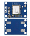 Awesome NEO 6M GPS Module With Large Ceramic Antenna For Flight Control showing front and back circuit layout