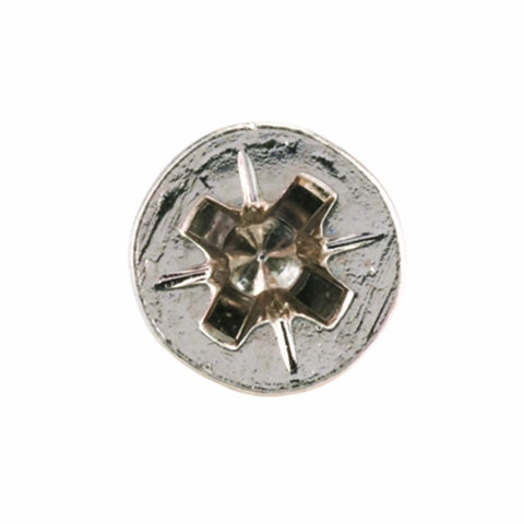5Mm By 13Mm Flat Head Pozidrive Screws 100 Pack Built Tough Workhorse Heavy Duty European cabinet hardware bolt from above.