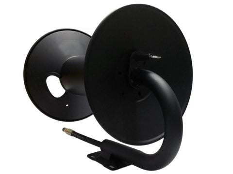 Heavy Duty Pressure Washer Hose Reel For Skid Or Wall Mount, 200 Ft Capacity, 3/8 Inch Hose, Air And Water Ready, side view