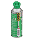 Food Grade Chain Lubricant For Gear, Chains And Wires, NSF H1 Aerosol, 12 Oz, green cap, back view label visible