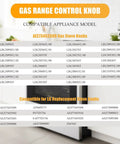 Compatible LG range models listed for Replacement Knobs For LG Gas Range Models LRG3060ST LDG3016ST LRG3193ST Easy DIY Install.