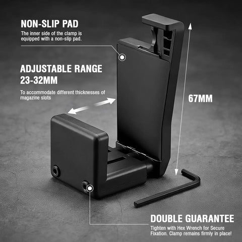 Quick Disassembly Brass Catcher With Install Base For AR Rifles Durable And High Temperature Resistant Easy No Fuss Mounting To Magazine Well