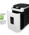 Pro Grade Auto Feed Micro Cut Paper Shredder With 200 Sheet Capacity 60 Minute Run Time High Security P5 120 Volt Jam Resistant