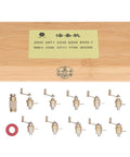 Winder Set For Watch Repair Pros, Brass Wristwatch Repair Kit with ergonomic non-slip handles and storage box