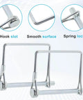 Beefed Up 1/4 Inch By 3 Inch Hitch Pin Lock for Trailer Couplers Zinc Coated Carbon Steel Safety Pin Set of 10 close-up details