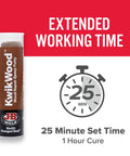 KwikWood Wood Repair Epoxy Putty Stick Tan 1 Oz Hand Mixable Two Part Repair Compound Quick Cure For Damaged Wood Great For DIY Fixes On Cracks And Holes