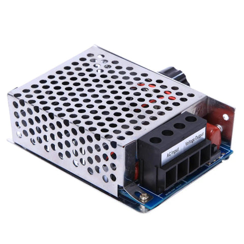 Heavy Duty AC Voltage Regulator 110V 230V 10000W SCR Thyristor Dimmer And Motor Speed Controller metal casing view