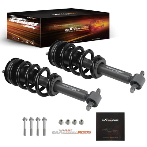 Top Shelf Front Leveling Struts For Chevrolet Silverado And Gmc Sierra 1500 Trucks 2014 2018 heavy duty strut set with accessories.