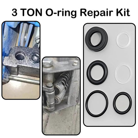 15 Piece 3 Ton Hydraulic Floor Jack Seal Kit With O Ring Seals Complete Fix Kit for SUVs, trucks, and automotive jacks.