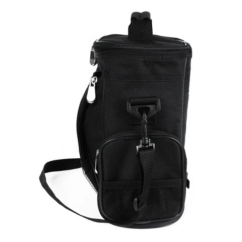 Insulated Golf Bag Cooler And Accessory Caddy Black Holds Ten 12 Oz Cans Plus Ice On Course Hydration With Ample Storage
