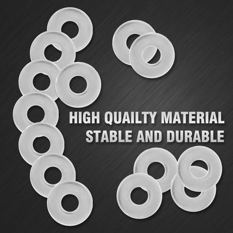 Stainless Steel Flat Washer M6 16mm Outer Diameter 6mm Inner Diameter 1.5mm Thick 304 Stainless Steel Rustproof Hardware