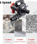 Rugged Industrial Dust Collector Blower Vacuum Featuring 1200W Copper Motor And Six Speed Settings for various debris and surfaces.