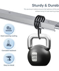5 Foot Commercial Grade Sliding Pocket Door Hardware Track Kit with 200 lb weight, durable, corrosion-resistant aluminum, easy to install.
