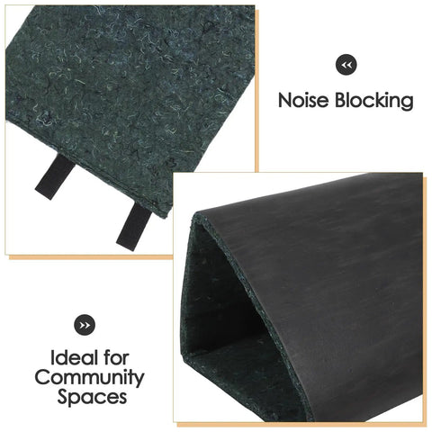 No Sweat High Performance Self Adhesive Soundproof Foam Sheets Black Acoustic Dampening Pads 11X25 Inch noise blocking detail.