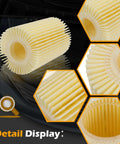 Close-up of Oil Filter Kit For Toyota Avalon Camry RAV4 Highlander Sienna Lexus ES300h ES350 IS200t RX350 RX450h showing filter details.