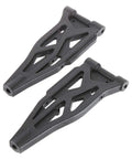 Front Left Lower Suspension Arm Pair ARAC9024 for Electric RC Cars and Trucks, heavy-duty replacement, black durable material