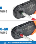 HD-2612D Deutsch Crimping Tool For DT DTM DTP Connectors with GO and NO-GO gaging markers for precision crimping