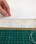 Linen Thread For Bookbinding And Sewing Signatures, Archival Quality, Unwaxed And Unbleached White, 50 Yards, used in bookbinding