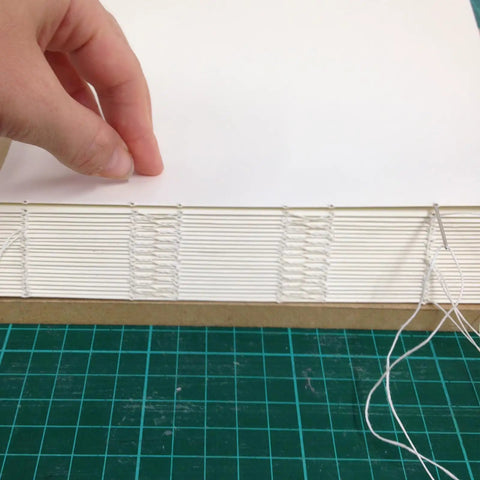 Linen Thread For Bookbinding And Sewing Signatures, Archival Quality, Unwaxed And Unbleached White, 50 Yards, used in bookbinding