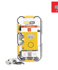 All-In-One Heavy Duty Hydraulic Fittings And Adapter Kit With 101 Adapters And 150 O Rings For NPT Threads In A Rugged Waterproof Case HBT5600 Series Everyday Hydraulic System Essentials With QR Code To LearnFittings Resource Center in clear case