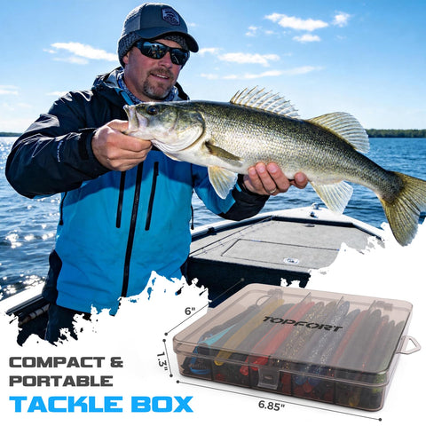bass fishing gear and lures kit Lake Pro Tackle Starter Fishing Lures Kit for Freshwater