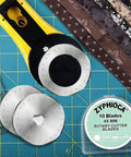 45mm Rotary Cutter Blades Set 10 Pack Replacement Blades For Fabric And Leather Ultra Sharp High Carbon Steel Fits Fiskars OLFA Truecut Cutters Durable Pro Grade Go To For Quilting Sewing And Craft Projects