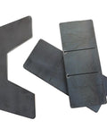 Universal Mini C Notch Kit Weld On Square Under Bed Notch For Frame Stability Keeps Wheel Alignment And Smooth Ride With Easy Weld In Install For Heavy Duty Truck Builds. 3/16 steel weld-on plates