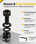 Massive M6 Screws Kit With 176 Pieces Including M6x8, M6x10, M6x12, M6x16, M6x20, M6x25, M6x30, M6x35mm Hex Socket Bolts Nuts