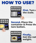 Instructions on using Pocket Digital Scale 600g Capacity With Zero Point One Gram Precision, LCD Display for weighing
