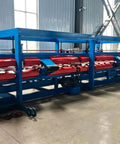Pro Grade EPS Sandwich Panel Roll Forming Machine With Precision Tension Control For Rock Wool Partition Boards And Portable Room Walls in factory setting