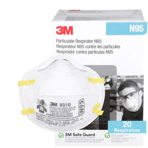 Lightweight N95 Particulate Respirator Mask 20-Pack With Two-Strap Cup Style, NIOSH Approved For Ninety-Five Percent Filtration, Cushioned Nose Foam, Adjustable Nose Clip, Fog-Resistant Fit, Compatible With Eyewear And Hearing Protection, Comfort