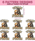Six Pack Adorable Monkey Hugging Toy DTF Transfers for DIY Tees and Shirts Ready to Press Dope Heat Transfer Stickers
