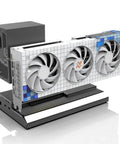 Game Changing External Gpu Docking Station With USB 4.0 And Thunderbolt 3 for laptop upgrades, featuring alloy frame and fans.