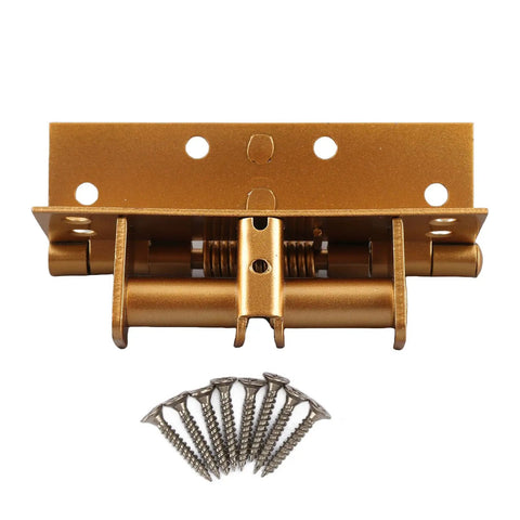 Self Closing Spring Hinge for Cabinets and Furniture, Auto Close Under 90 Degrees and Hold Open Above 90 Degrees, Heavy Duty Iron Spring