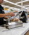 Heavy Duty Bag Closer Rail For Commercial Packaging And Retail Sealing Equipment, Pro Grade Metal Track For Durable Sealer Rails And Replacement Parts In Supermarket Food Bag Ops on counter