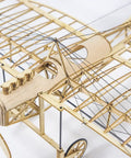 3D Wood Puzzle Kit Of Etrich Taube WW1 Vintage Airplane DIY Laser Cut Balsa Build For Adults Dope Hands On Model Craft Realistic Scale Replica Perfect Gift For Men Birthday Festival showcasing detailed wooden wing structure and propeller design