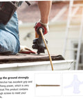 Person installing roofing with Heavy Duty Drywall Fixing Screws And Plastic Wall Anchors Expansion Plugs Bulk Pack 100 Pieces For Gypsum Board