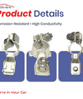 Exact OE Replacement Positive Battery Terminal Post Clamp For Hyundai Kia And Genesis Vehicles With Tin Plated Copper Alloy