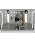 Belt Grinder Knife Jig 7.75 Inch Sharpening Locator with Adjustable 85 to 115 Degree Angle, dual handles visible front view