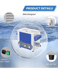 Hualuck 6 Liter Ultrasonic Cleaner With Digital Knob Control And Heating Function 150W Power for PCB Metal Parts Jewelry Watch Cleaning Bath Tank design features.